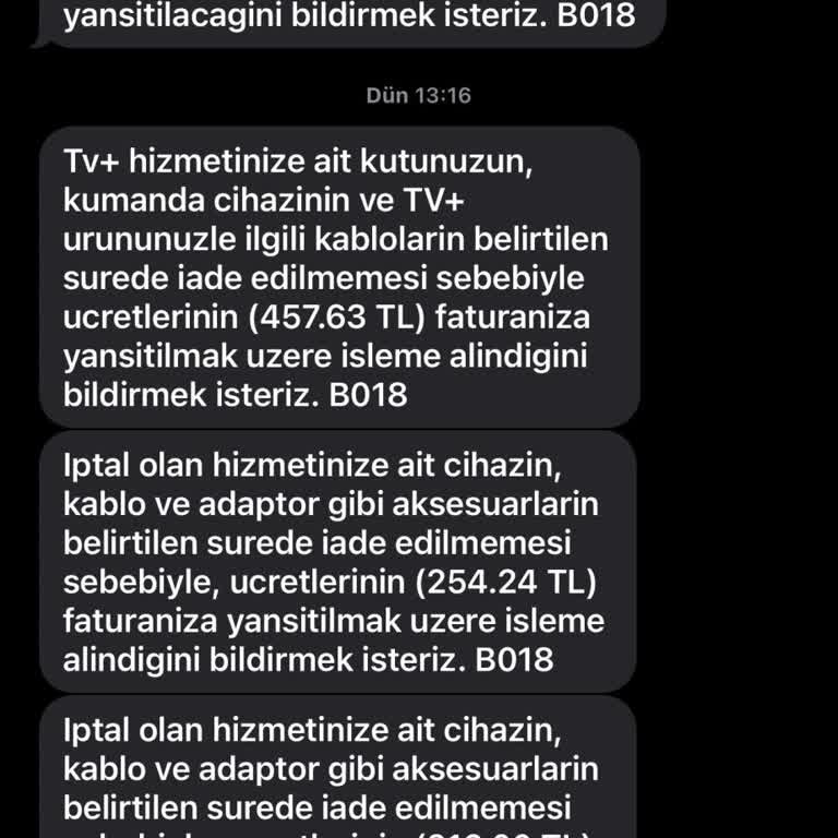 Yanlış Faturalandırma Ve İade Sorunu