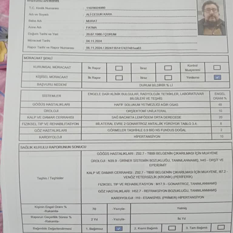 Sağlık Durumuna Uygun Hizmet Eksikliği