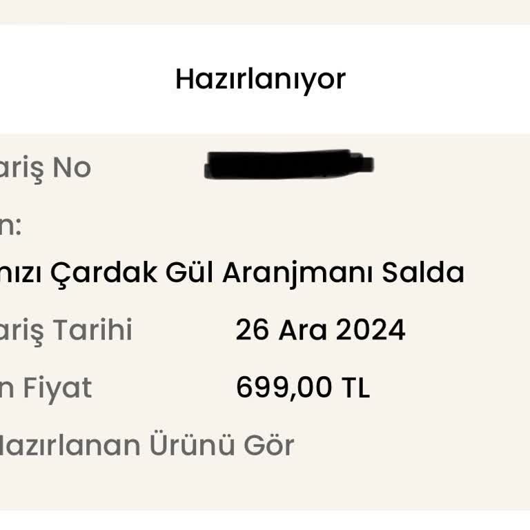 İptal Edilen Sipariş Ve Geri Ödeme Sorunu