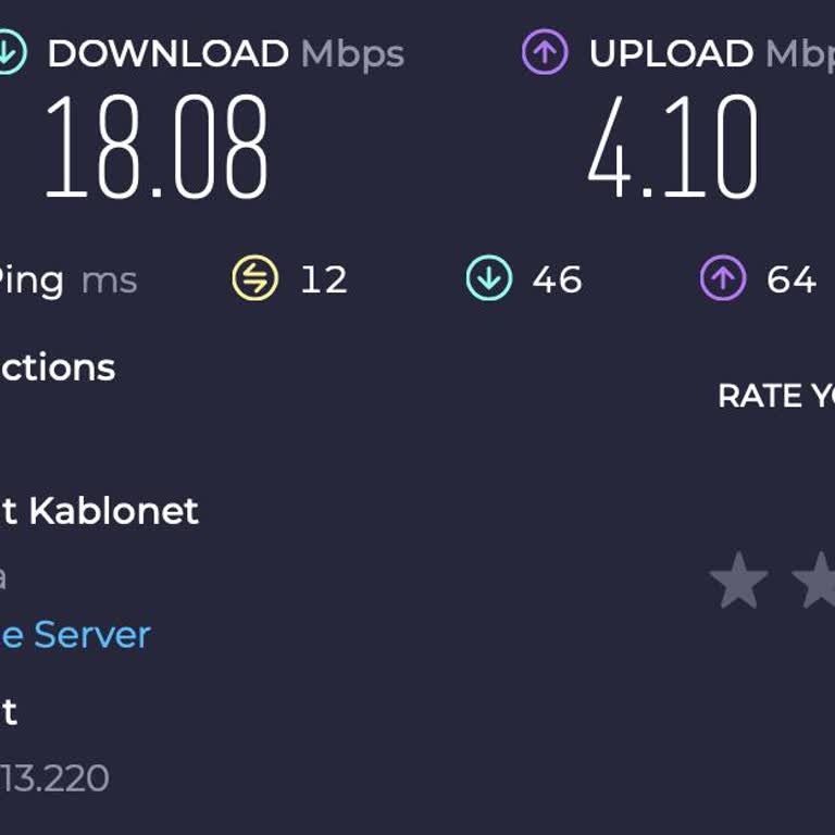 Kablo Net İnternet Hızında Taahhüt Edilen Performans Sağlanamıyor!