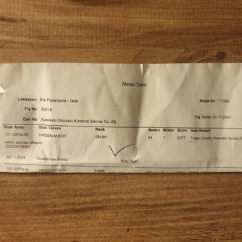 Kalitesiz Ayakkabı Ve Müşteri Hizmetleri Sorunu