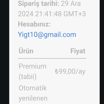Premium Üyelik Aktivasyon Sorunu
