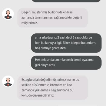 Vodafone'un Hediye İnternet Sözü Tutulmadı