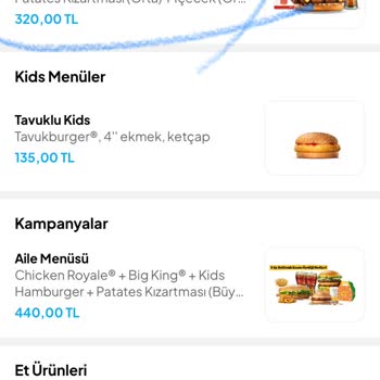 Burger King Siparişimde Beklenmedik Eksiklikler Ve Yanıltıcı Uygulama Deneyimi