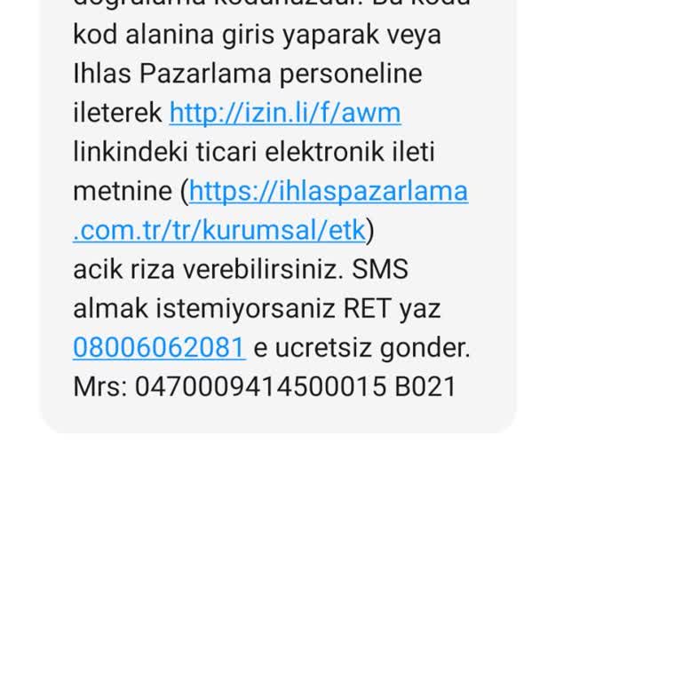 Gece Yarısı Gelen Beklenmedik İhlas Pazarlama Mesajı