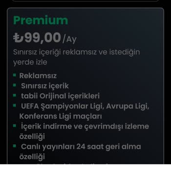 Premium Üyelikte Ödeme Sorunu Ve İade Talebi