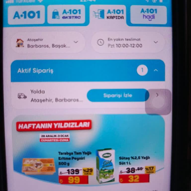 A101 Online Sipariş Teslimatında Sorunlar