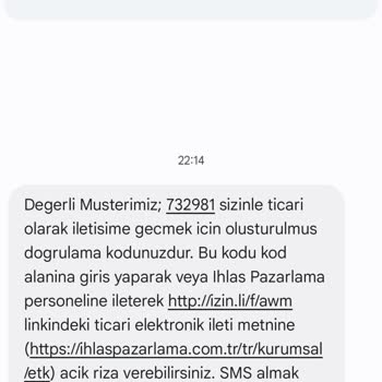 İzinsiz Gönderilen Kısa Mesajlar