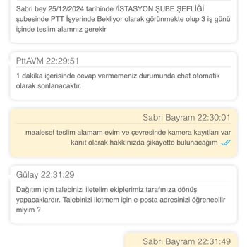 Teslim Edilmeyen Kargo Ve İlgisiz Müşteri Hizmetleri