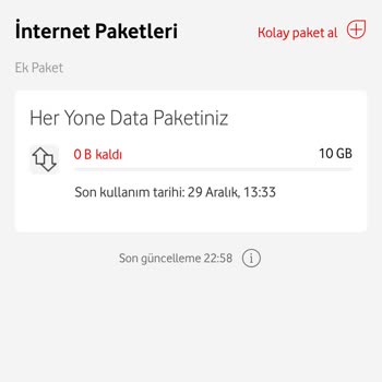 Yenilenen Paketim İki Gündür Aktif Edilmedi