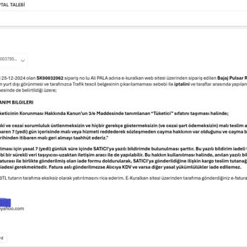 Yurt Dışı Oturum Nedeniyle Motor Tescil Sorunu Ve İade Talebi