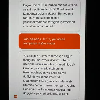 Yanıltıcı Kampanya Ve Destek Eksikliği