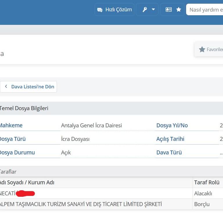 İade Edilmeyen Ücret Ve İcra Davası