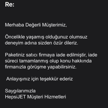 İndirimli Ürünlerim Teslim Edilmeden İade Edildi!