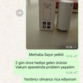 Arow Arow Vakum Aleti Sorunu Ve Müşteri Hizmetleri İlgisizliği