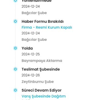 Zara Ve Kargoist İle Yaşanan Teslimat Sorunu