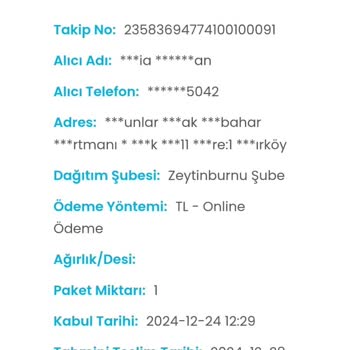 Zara Ve Kargoist İle Yaşanan Teslimat Sorunu