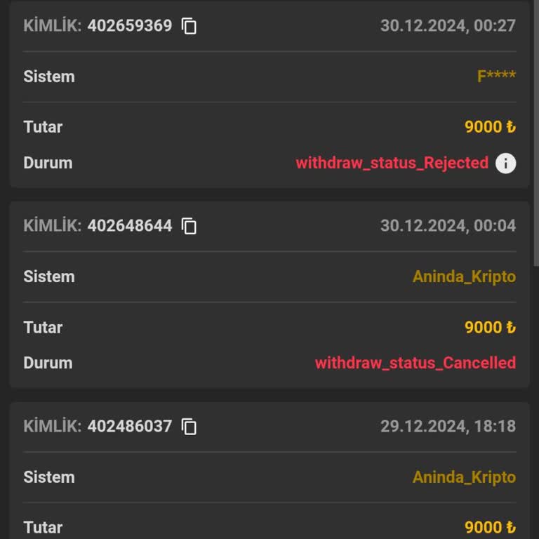 Adaxbet'te Ödeme Bekletmesi ve Güncelleme Sorunları
