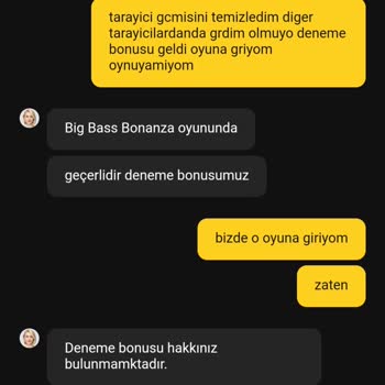 Deneme Bonusu Hakkında Yaşadığım Sorun