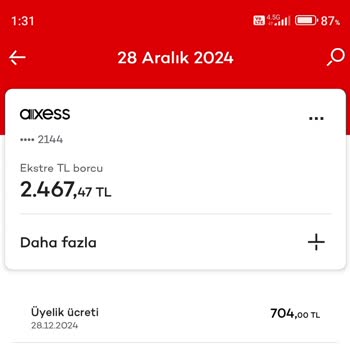 Haksız Üyelik Ücreti İadesi Talebi