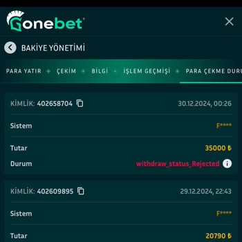 Gonebet'in Haksız Çevrim Kuralları Ve Silinen Bakiye