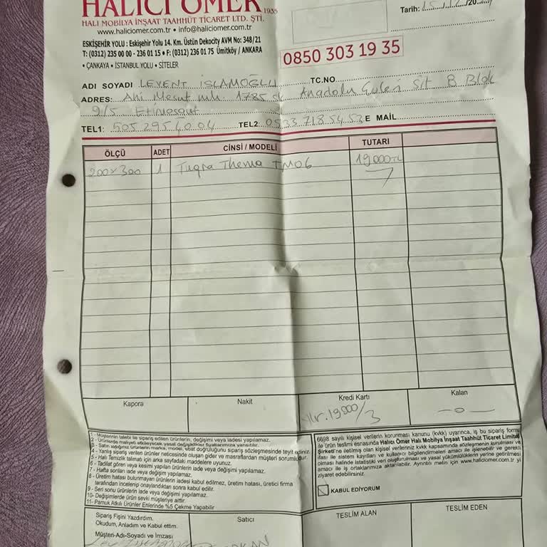 Yanıltıcı Halı Satışı: İade Ve Değişim Sorunu