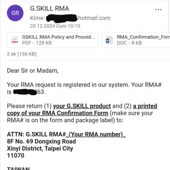 G. Skill Şikayeti