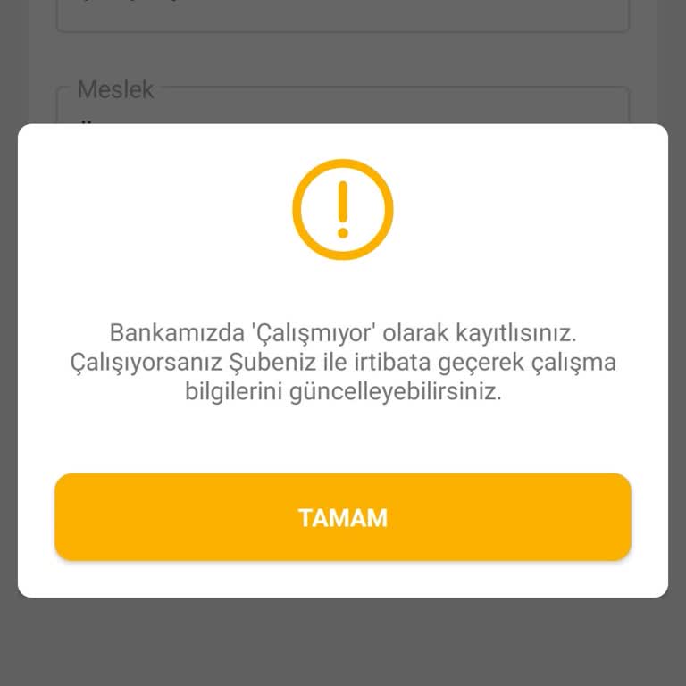 Sigortalı Çalışma Durumumun Banka Sisteminde Yanlış Görünmesi