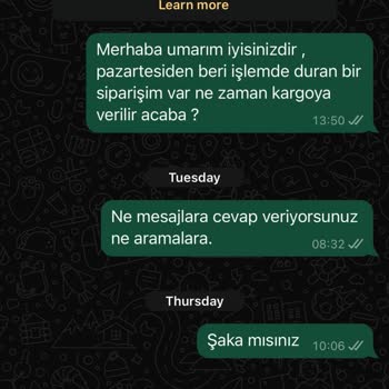 Siparişim Neden Teslim Edilmiyor?