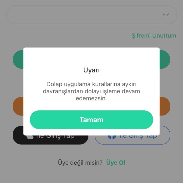 Dolap Hesabım Haksız Yere Kapandı!