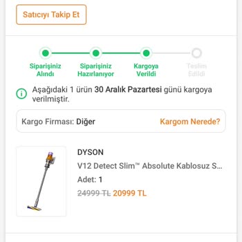 Yanlış Kargo Süreci Ve İptal Sorunu