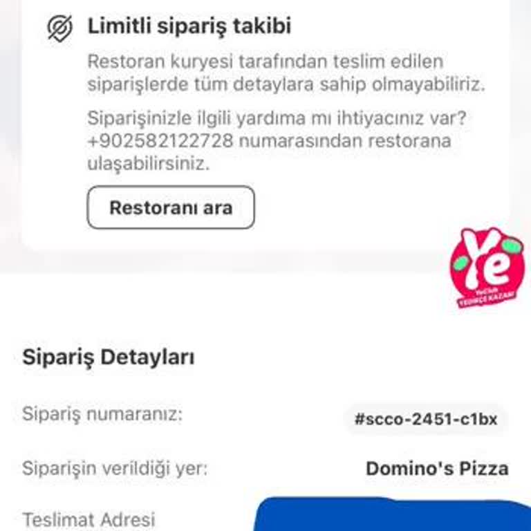 Yemeksepeti Ve Domino's Arasında Kaybolan Sipariş Ve İade Sorunu