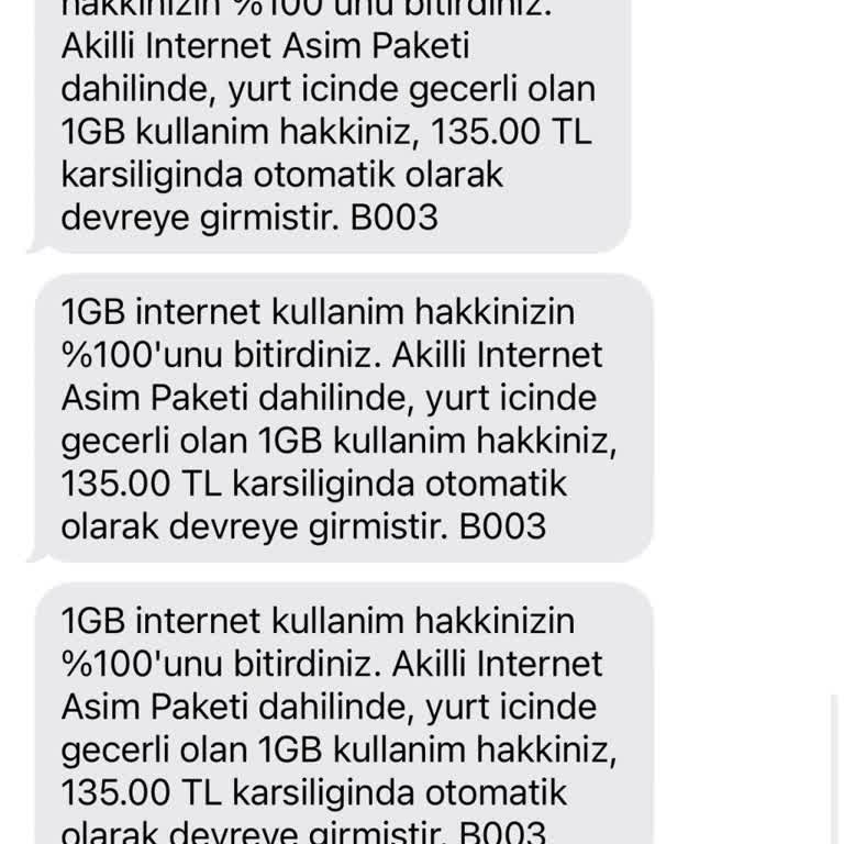 Vodafone Haksız Aşım Ücretleri Ve İletişim Eksikliği