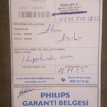 Garanti Süresi Sonrası Philips TV Panel Arızası Ve Çözüm Beklentisi