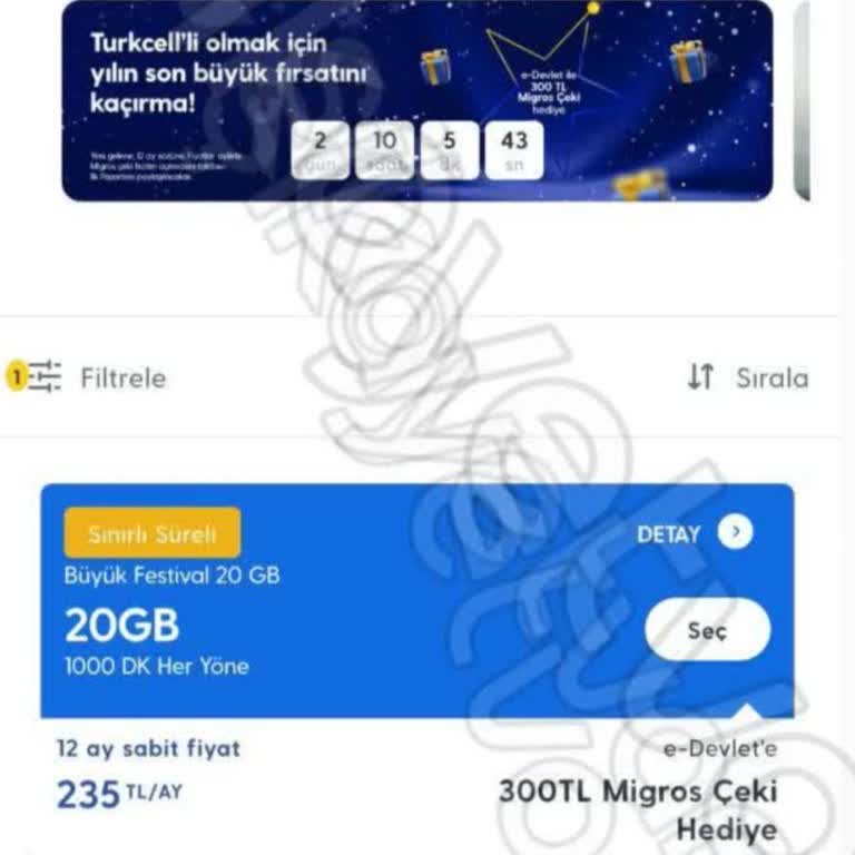 Turkcell'in Verilmeyen Migros Çeki Mağduriyeti