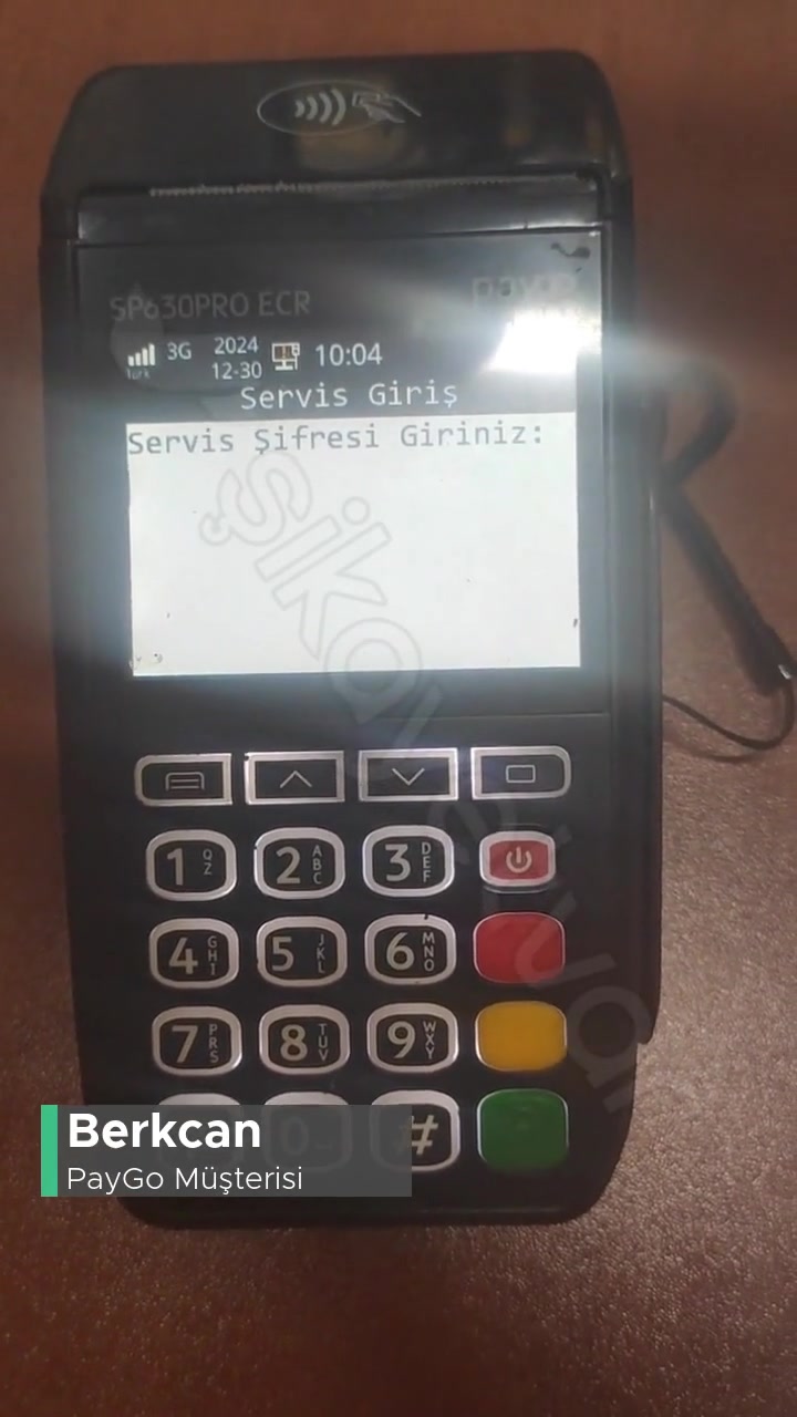 Paygo Servis Şifresi Hatası! videonun kapak resmi