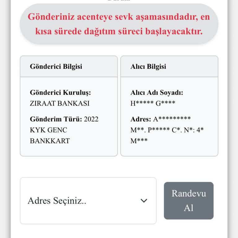 Teslim Edilemeyen Kart Ve Ulaşılmaz Müşteri Hizmetleri