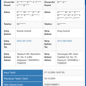 Teslim Edilmeyen Kargonun Yanıltıcı Teslim Bilgisi