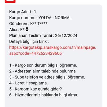 Aras Kargo'nun İzmir-Manisa Arasında Kaybolan Kargosu