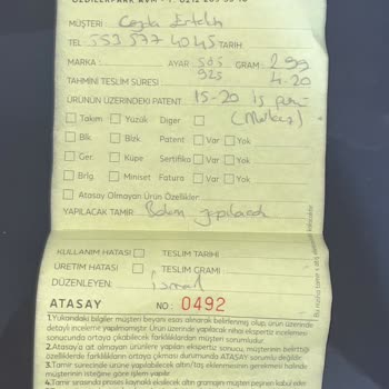 Atasay Alyans Bakımında Büyük Hata!