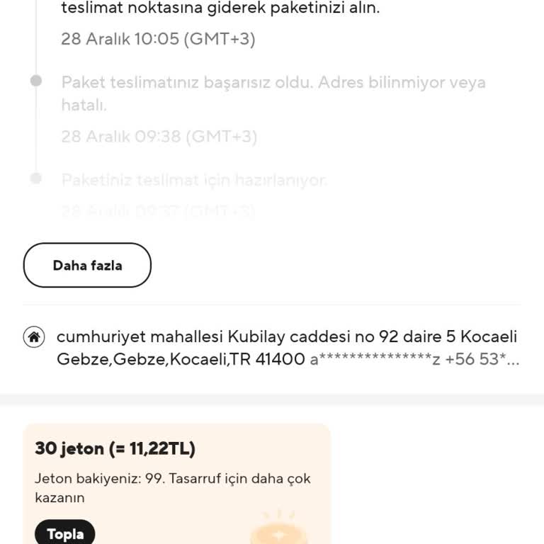 PTT APS Hizmeti İle Yaşanan Gecikme Ve Maddi Zarar
