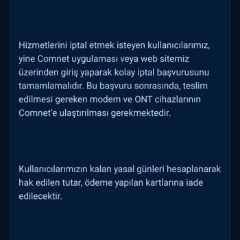 Comnet'ten Beklenen Para İadesi Sorunu