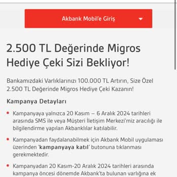 Akbank'ın Promosyon Kodunu Vermemesi Ve Yanıltıcı Bilgilendirme