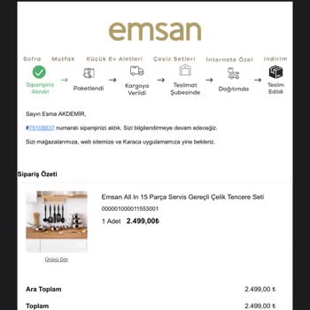 Yanlış Ürün Gönderimi Ve İletişim Sorunu