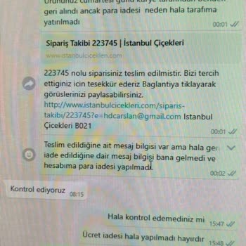 Yanlış Çiçek Teslimatı Ve İade Sorunu
