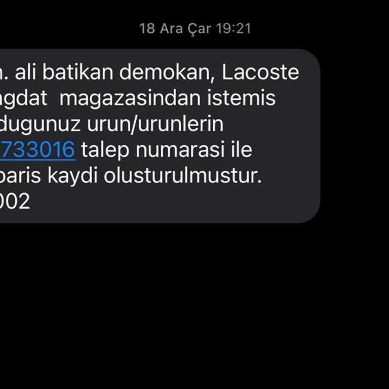 Beklenen Ceket Teslimatı Gecikti