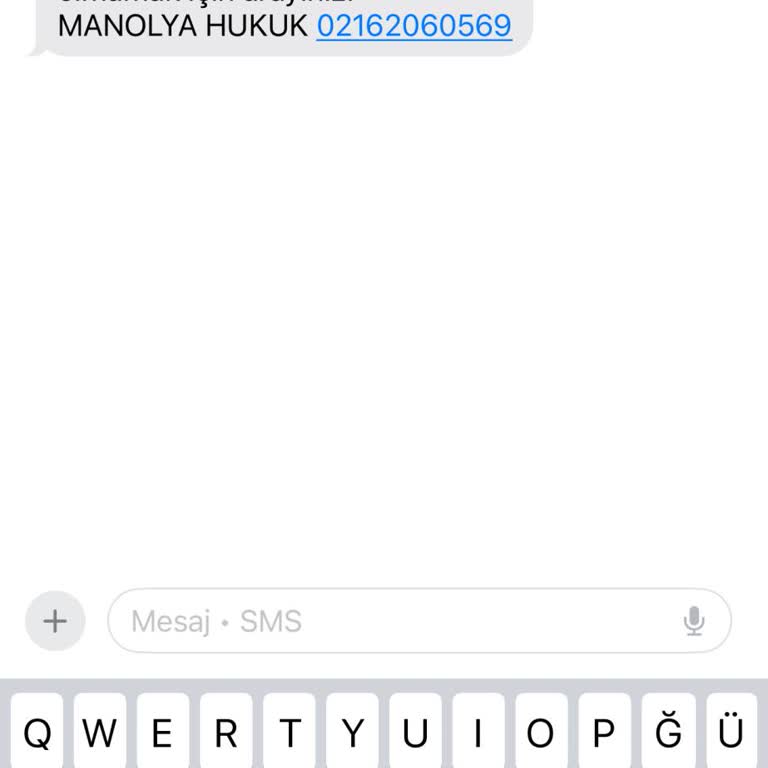 Yanıltıcı Mesaj Ve Sahte Hukuk Bürosu Tehdidi