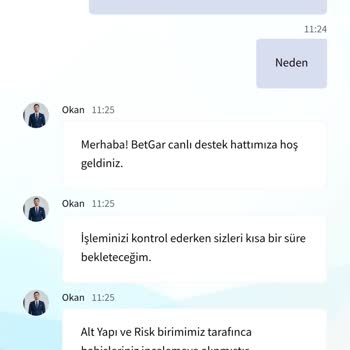 Betgar'da Para Çekim Sorunu
