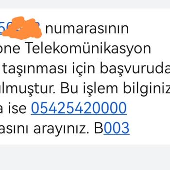 Haberim Olmadan Hat Taşınması Ve Müşteri Hizmetleri Sorunu