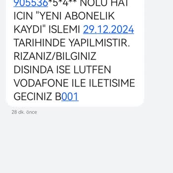 Haberim Olmadan Hat Taşınması Ve Müşteri Hizmetleri Sorunu
